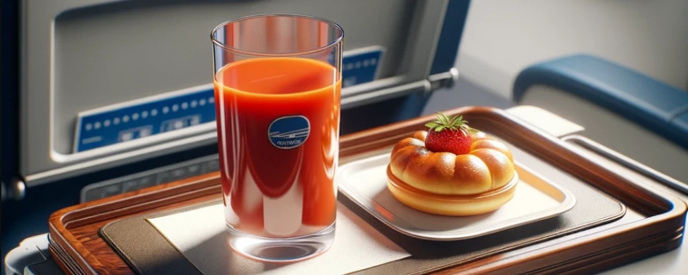 А вы пьёте томатный сок в самолёте?!